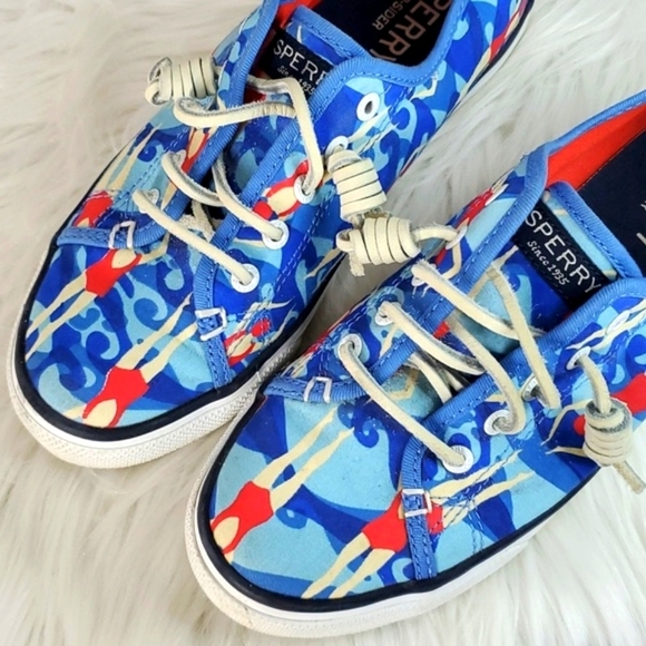 Sperry Women's Top-Sider Seacoast Swimmer Shoe Limited Edition Summer Blue 6.5 - Picture 16 of 17
